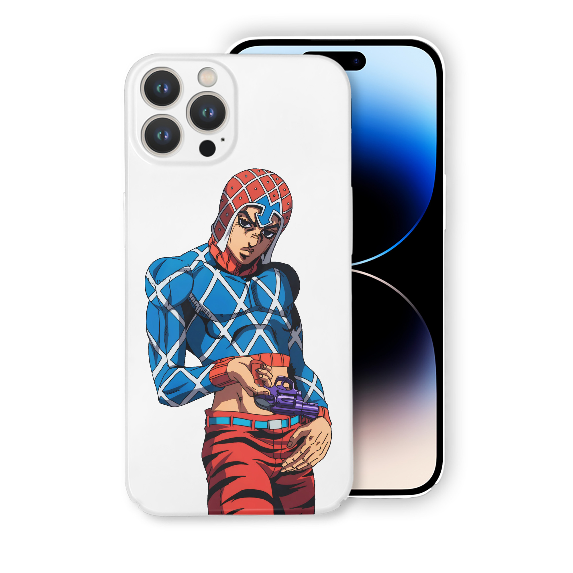 （画像用） ジョジョの奇妙な冒険 グイード?ミスタ JoJo's Bizarre Adventure Guido Mista 【iPhone 14シリーズ対応】ハードケース